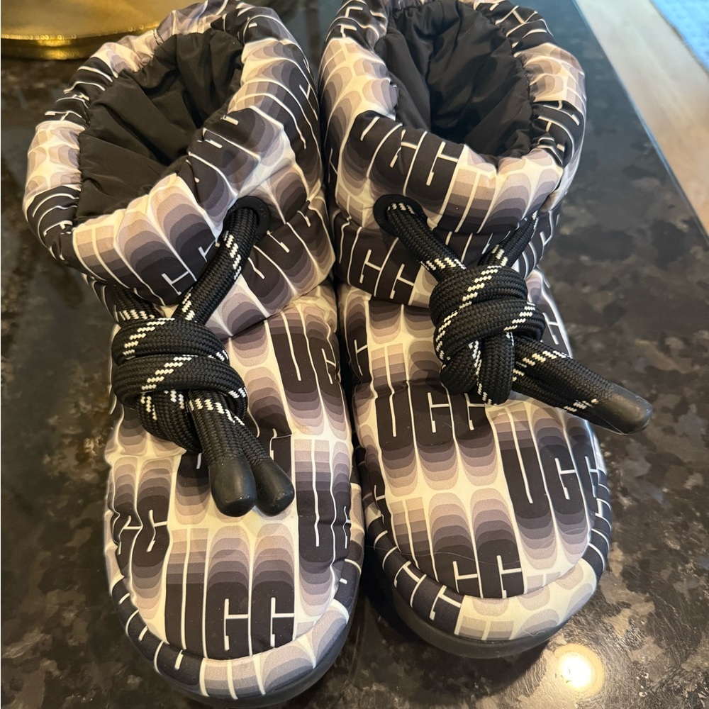 UGG Monochrome Logo Boots